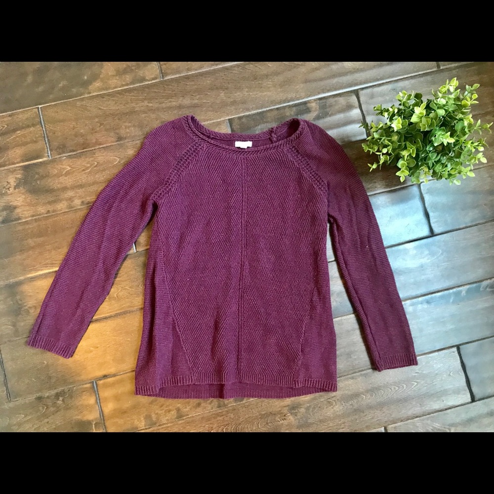 [Sonoma] Scoop Neck Knit Sweater